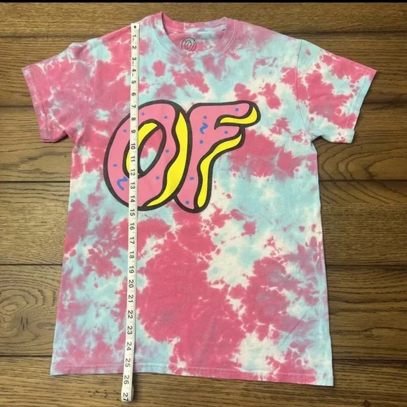 Odd Future Tye-Dye Pink Graphic Large Logo Tee T-Shirt Men’s Size Small - Picture 2 of 11